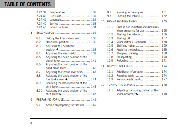 Official KTM 2020 790 Adventure US Owners Manual (Digital & Physical Copy)