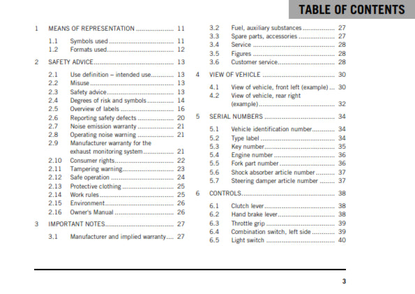 Official KTM 2020 1290 Super Duke GT US Owners Manual (Digital & Physical Copy)