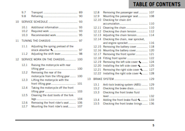 Official KTM 2020 RC 125 Owners Manual (Digital & Physical Copy)