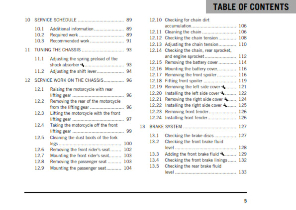 Official KTM 2020 RC 200 Owners Manual (Digital & Physical Copy)