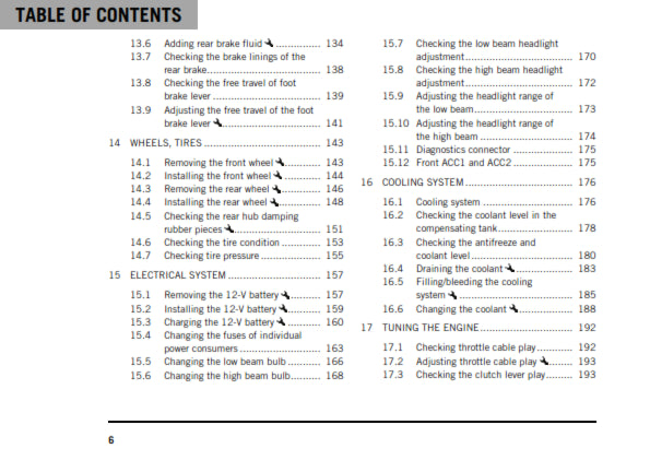 Official KTM 2020 RC 200 Owners Manual (Digital & Physical Copy)