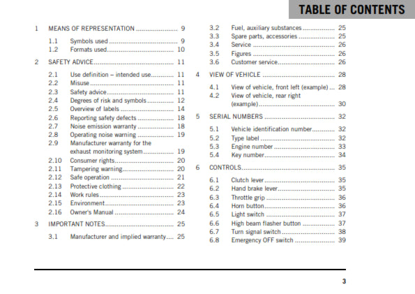 Official KTM 2020 RC 390 US Owners Manual (Digital & Physical Copy)