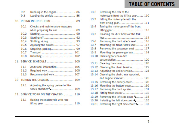 Official KTM 2020 RC 390 US Owners Manual (Digital & Physical Copy)
