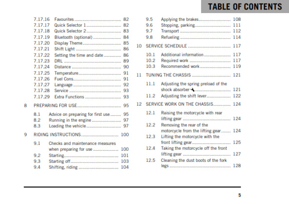 Official KTM 2020 390 Duke US Owners Manual (Digital & Physical Copy)