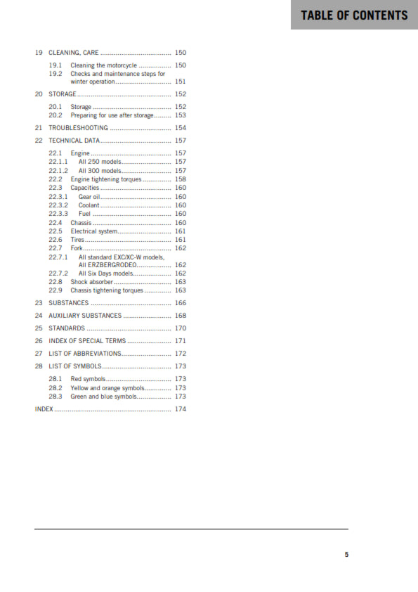 Official KTM 2020 250 & 300 XC-W, EXC Six Days, TPI & Erzbergrodeo Owners Manual (Digital & Physical Copy)