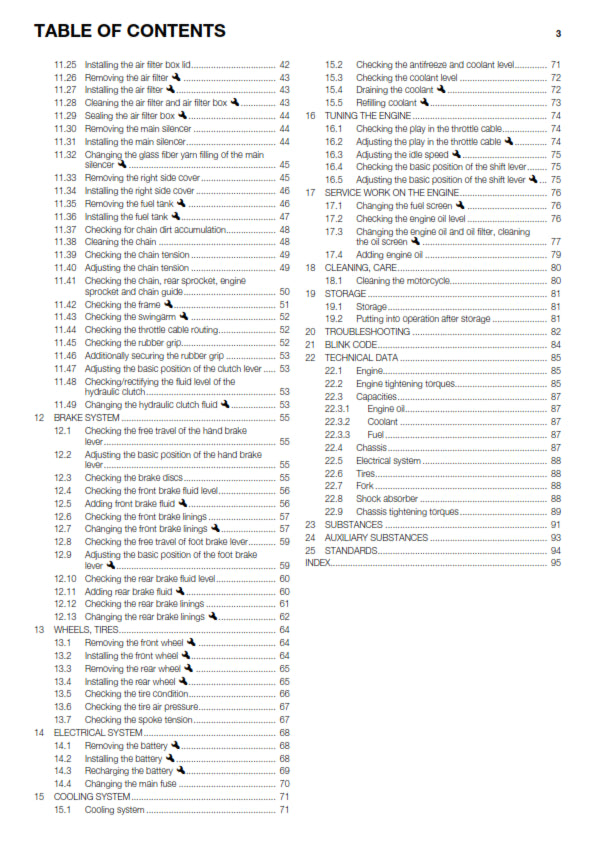 Official Husqvarna 2014 FC 250 EU Owners Manual (Digital & Physical Copy)