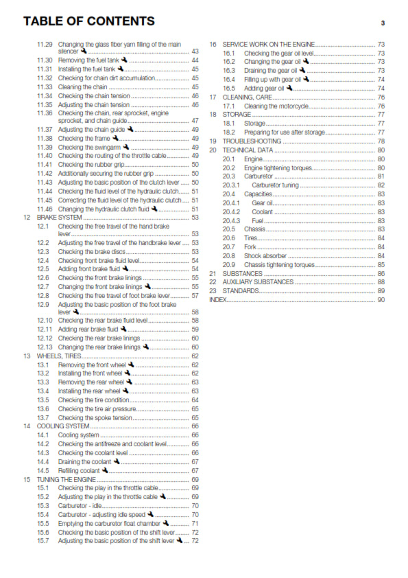 Official Husqvarna 2014 TC 85 19/16 & 17/14 Owners Manual (Digital & Physical Copy)