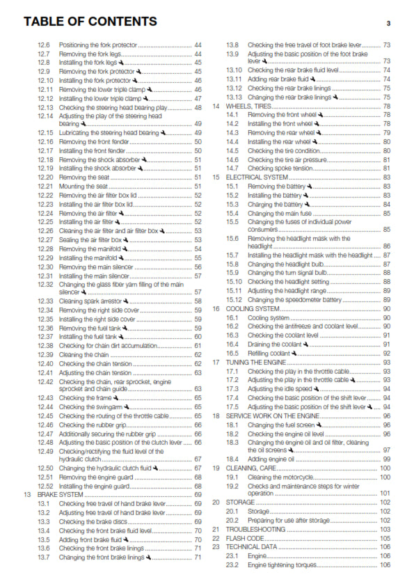 Official Husqvarna 2015 FE 501S US Owners Manual (Digital & Physical Copy)