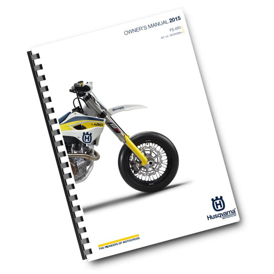 Official Husqvarna 2015 FS 450 Owners Manual (Digital & Physical Copy)