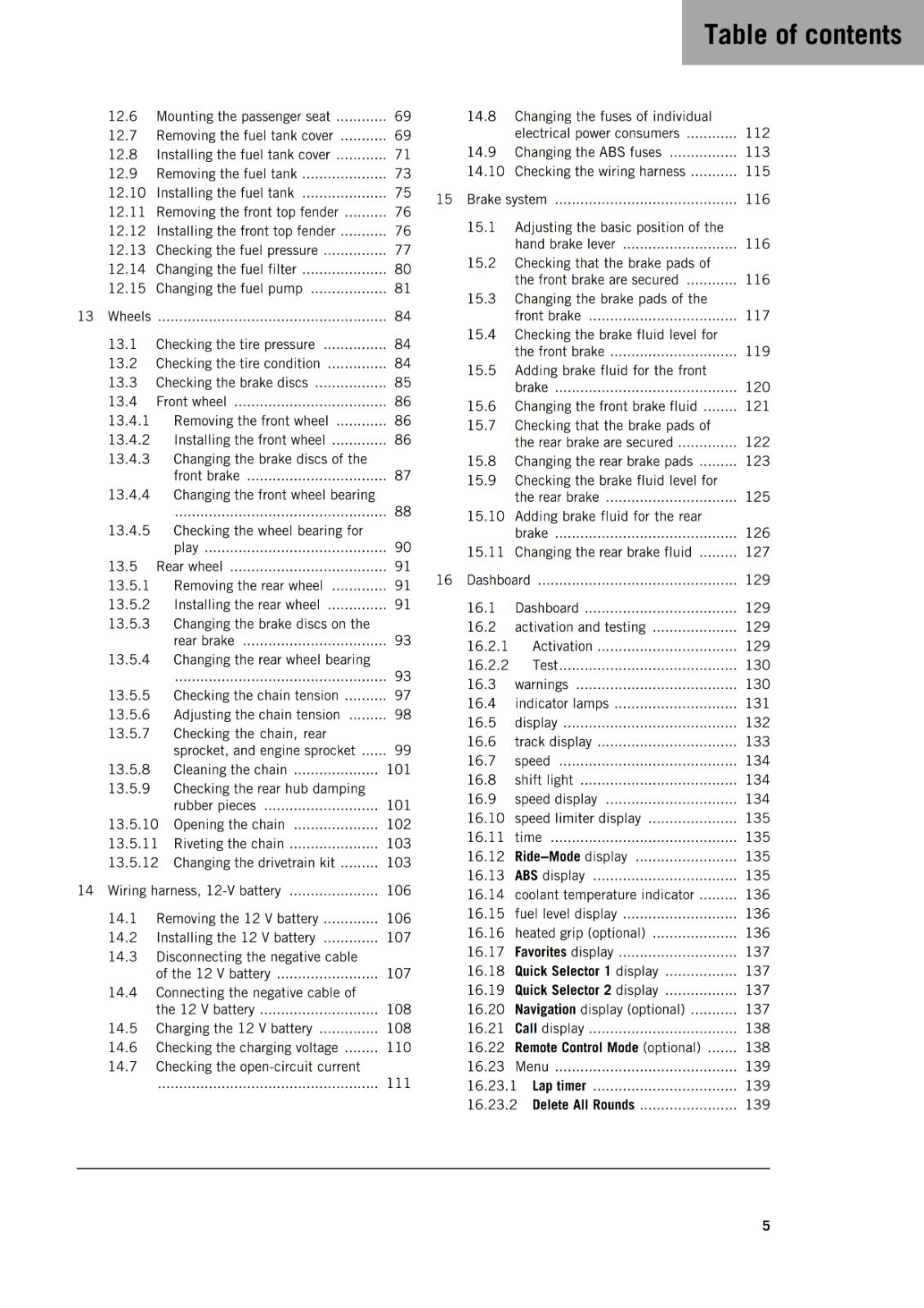 Official KTM 2025 125 Duke EU, JP & UK Service Manual (Digital & Physical Copy)