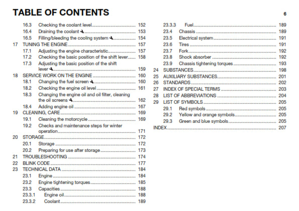 Official Husqvarna 2016 701 Enduro Owners Manual (Digital & Physical Copy)