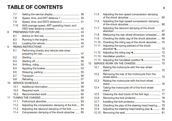 Official Husqvarna 2016 701 Supermoto Owners Manual (Digital & Physical Copy)