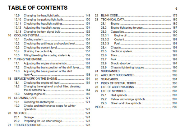 Official Husqvarna 2016 701 Supermoto US Owners Manual (Digital & Physical Copy)