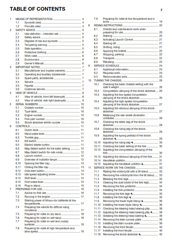 Official Husqvarna 2016 FC 350 Owners Manual (Digital & Physical Copy)