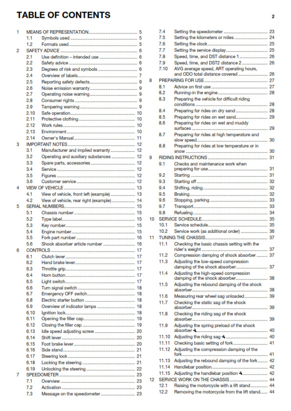Official Husqvarna 2016 FE 350 S Owners Manual (Digital & Physical Copy)