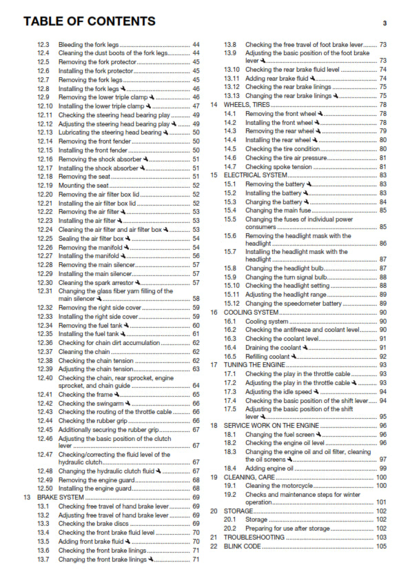Official Husqvarna 2016 FE 501 S US Owners Manual (Digital & Physical Copy)