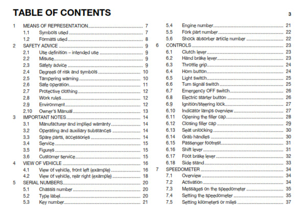 Official Husqvarna 2017 701 Enduro Owners Manual (Digital & Physical Copy)