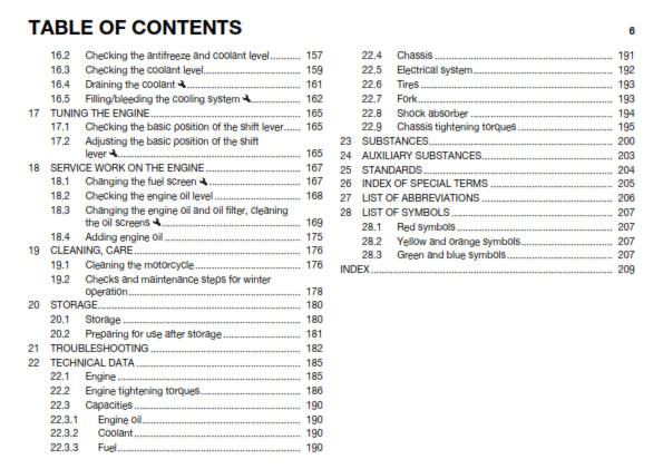 Official Husqvarna 2017 701 Enduro Owners Manual (Digital & Physical Copy)