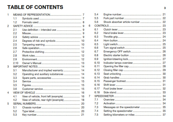 Official Husqvarna 2017 701 Supermooto Owners Manual (Digital & Physical Copy)