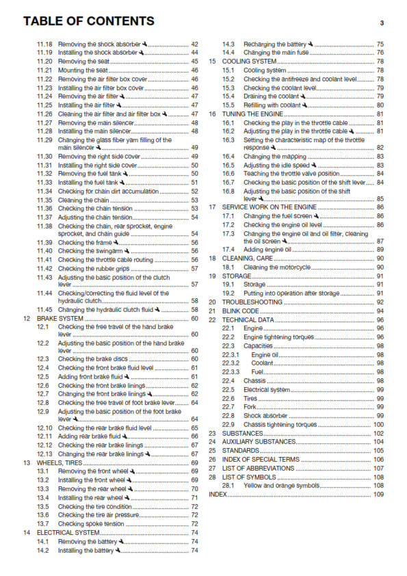 Official Husqvarna 2017 FC 250 Owners Manual (Digital & Physical Copy)