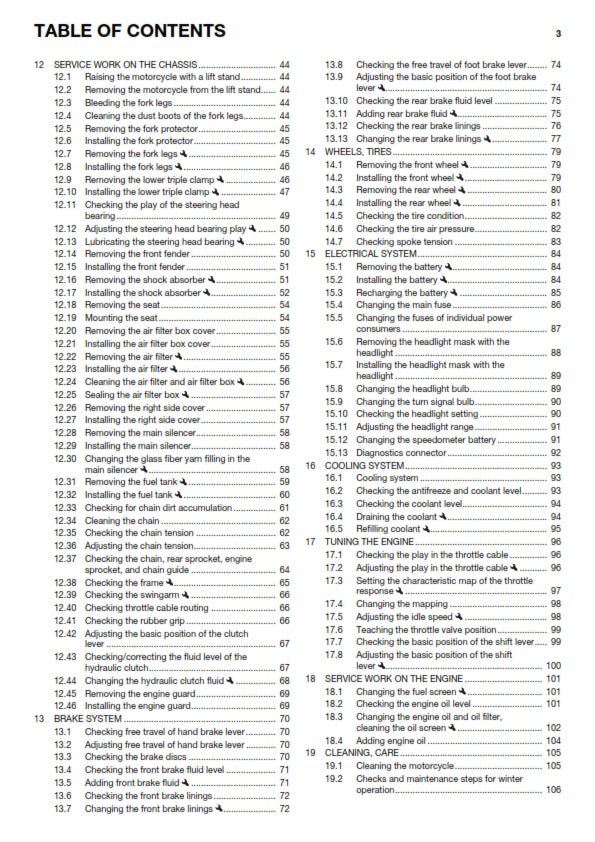 Official Husqvarna 2017 FE 250 Owners Manual (Digital & Physical Copy)