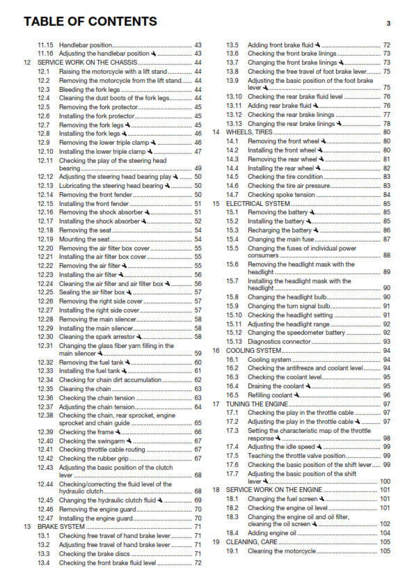 Official Husqvarna 2017 FE 350 US Owners Manual (Digital & Physical Copy)