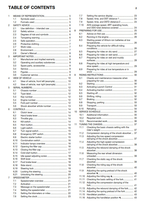 Official Husqvarna 2017 FE 450 & FE 501 Owners Manual (Digital & Physical Copy)