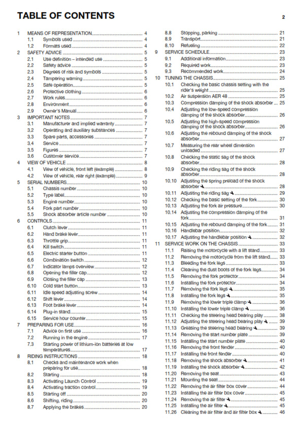 Official Husqvarna 2017 FS 450 Owners Manual (Digital & Physical Copy)