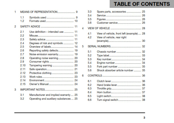 Official Husqvarna 2018 701 Supermoto US Owners Manual (Digital & Physical Copy)