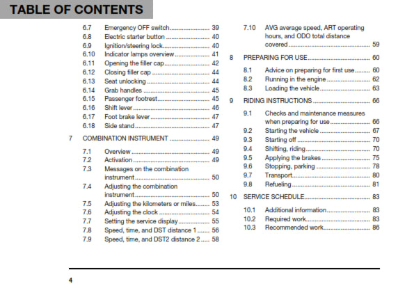 Official Husqvarna 2018 701 Supermoto US Owners Manual (Digital & Physical Copy)