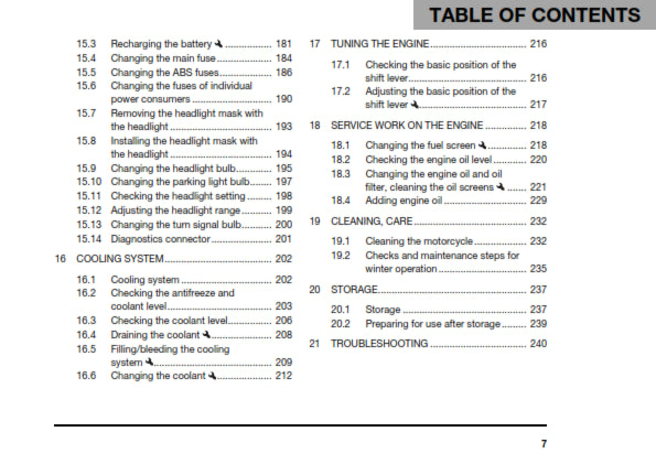 Official Husqvarna 2018 701 Supermoto US Owners Manual (Digital & Physical Copy)