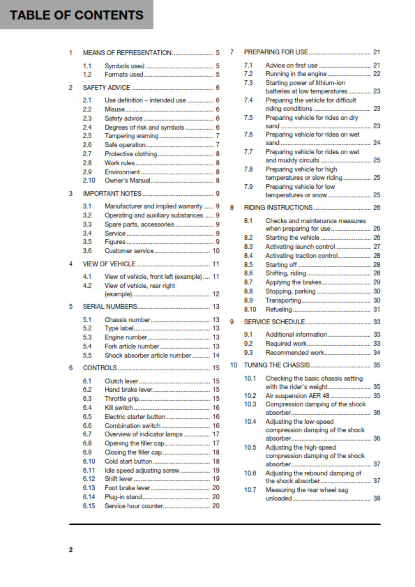 Official Husqvarna 2018 FC 250 Owners Manual (Digital & Physical Copy)
