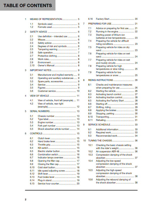 Official Husqvarna 2018 FC 450 Rockstar Edition Owners Manual (Digital & Physical Copy)