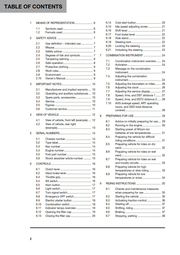 Official Husqvarna 2018 FE 250 Owners Manual (Digital & Physical Copy)