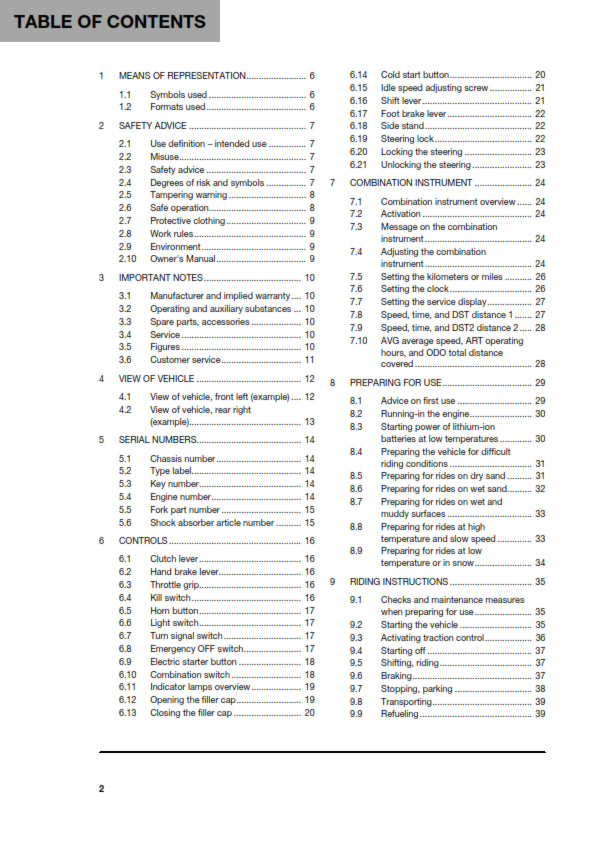 Official Husqvarna 2018 FE 450 & FE 501 Owners Manual (Digital & Physical Copy)