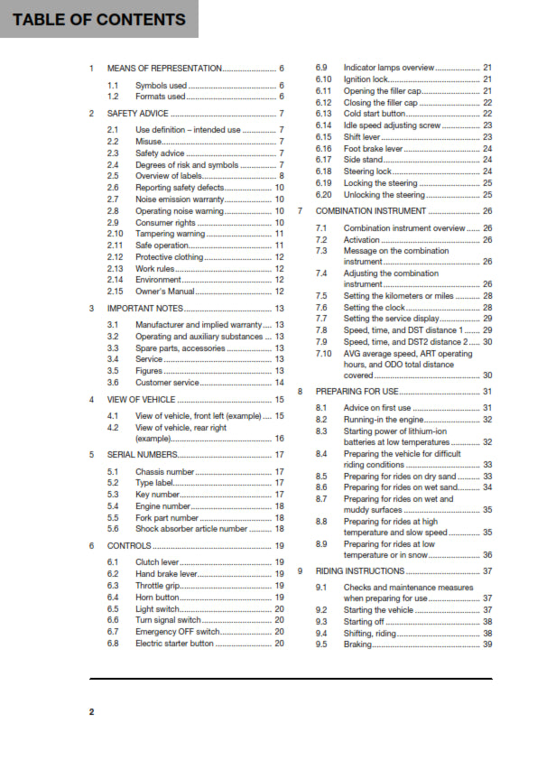 Official Husqvarna 2018 FE 450 & FE 501 US Owners Manual (Digital & Physical Copy)