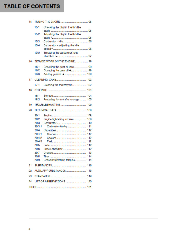 Official Husqvarna 2018 TC 65 Owners Manual (Digital & Physical Copy)