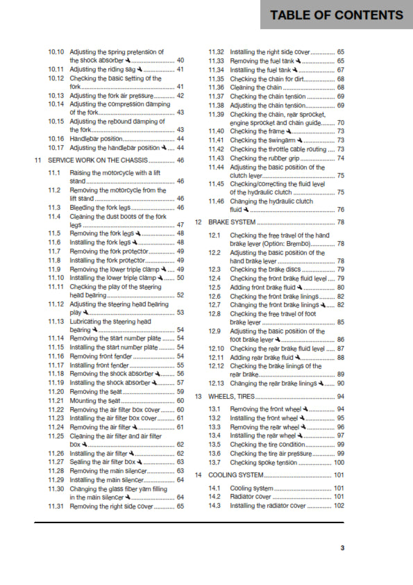 Official Husqvarna 2018 TC 125 Owners Manual (Digital & Physical Copy)