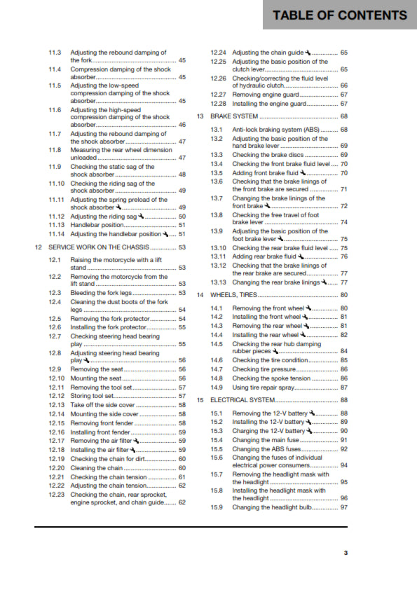 Official Husqvarna 2019 701 Enduro US Owners Manual (Digital & Physical Copy)