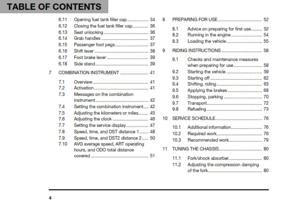 Official Husqvarna 2019 701 Supermoto Owners Manual (Digital & Physical Copy)