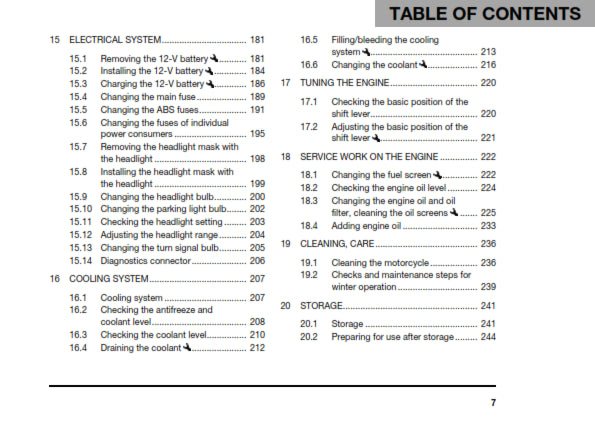 Official Husqvarna 2019 701 Supermoto US Owners Manual (Digital & Physical Copy)
