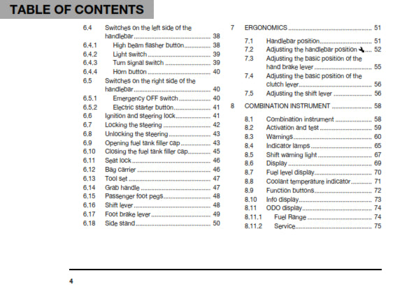 Official Husqvarna 2019 Svartpilen 401 US Owners Manual (Digital & Physical Copy)