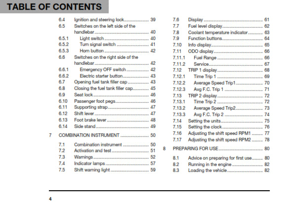 Official Husqvarna 2019 Svartpilen 701 US Owners Manual (Digital & Physical Copy)