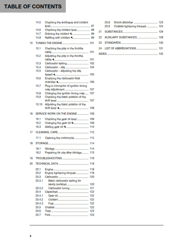 Official Husqvarna 2019 TC 125 Owners Manual (Digital & Physical Copy)