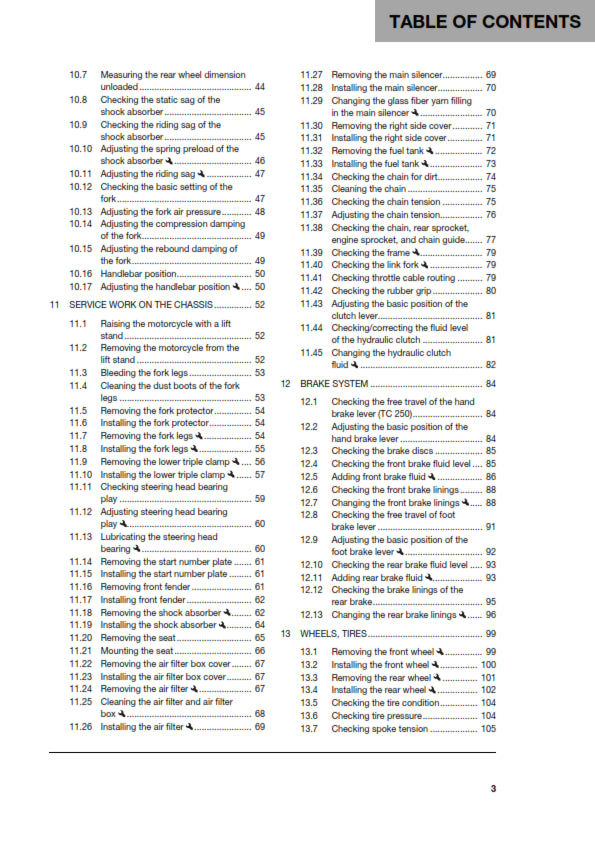 Official Husqvarna 2019 TC 250 & TX 300 Owners Manual (Digital & Physical Copy)
