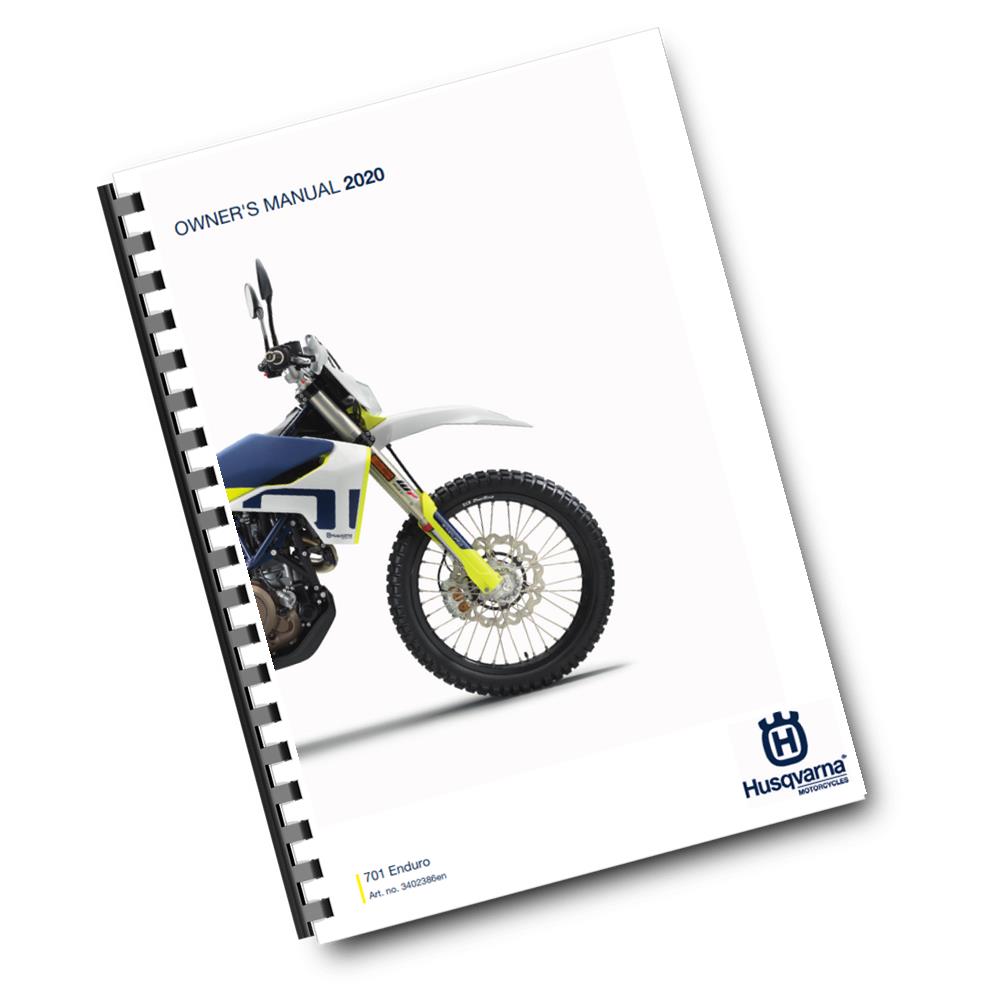 Official Husqvarna 2020 701 Enduro Owners Manual (Digital & Physical Copy)