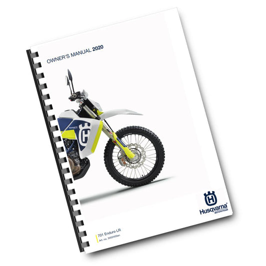 Official Husqvarna 2020 701 Enduro LR Owners Manual (Digital & Physical Copy)