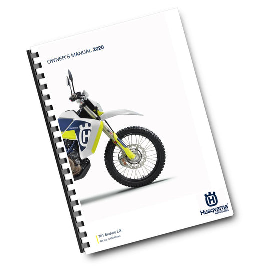 Official Husqvarna 2020 701 Enduro LR US Owners Manual (Digital & Physical Copy)
