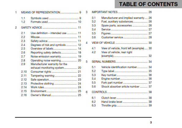 Official Husqvarna 2020 701 Supermoto US Owners Manual (Digital & Physical Copy)