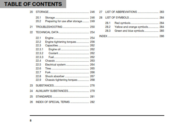 Official Husqvarna 2020 701 Supermoto US Owners Manual (Digital & Physical Copy)